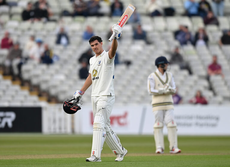 Clark, Simpson centuries drive Sussex into ascendancy