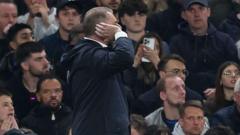 Fan jeers and a cupped ear - is Postecoglou feeling the friction?