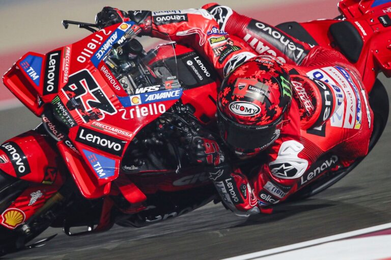 Francesco Bagnaia edges past Marc Marquez's pace in Qatar GP practice