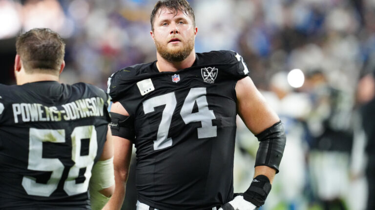 Las Vegas Raiders general manager John Spytek isn't giving in on what everyone wants to know regarding Kolton Miller