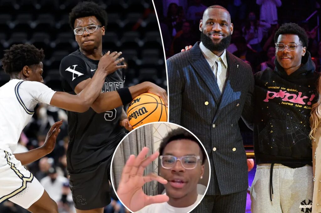LeBron James’ youngest son, Bryce, signs with Arizona