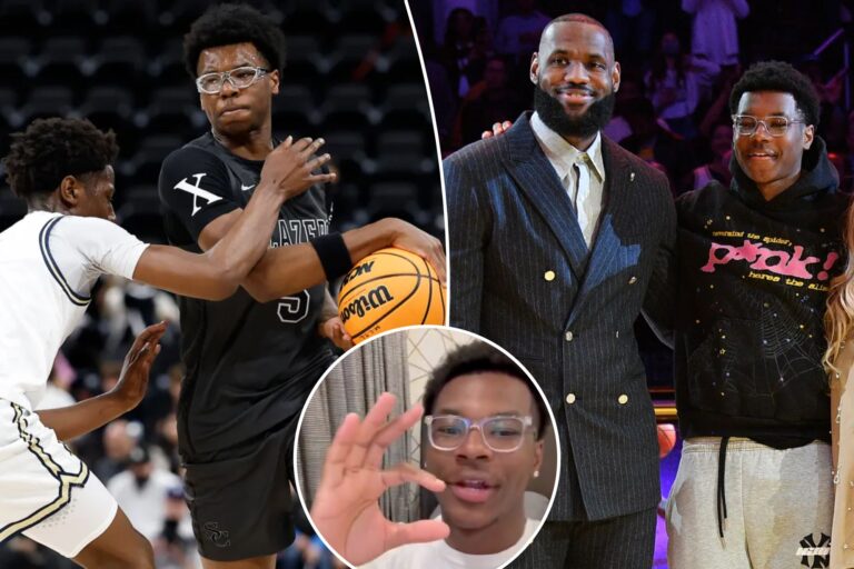 LeBron James’ youngest son, Bryce, signs with Arizona