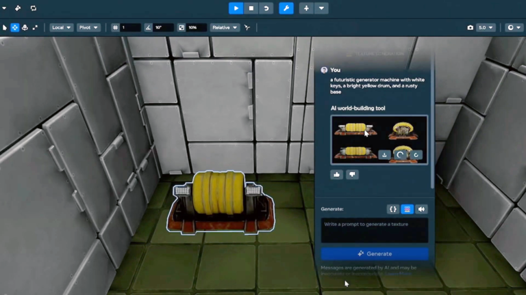 Meta Horizon Desktop Editor Can Now AI Generate 3D Meshes & Textures