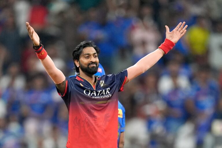 Patidar lauds Krunal's 'courage' after triple-wicket final over