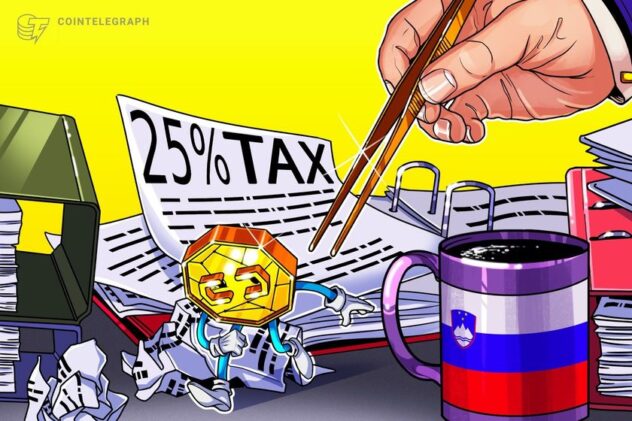 Slovenia’s finance ministry floats 25% tax on crypto transactions