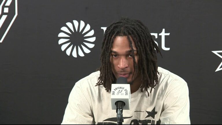 Spurs’ Stephon Castle reflects on season, Rookie of the Year consideration