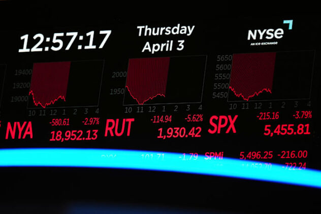 The Latest: Trump’s tariffs slam world markets in the biggest blow since the pandemic hit in 2020
