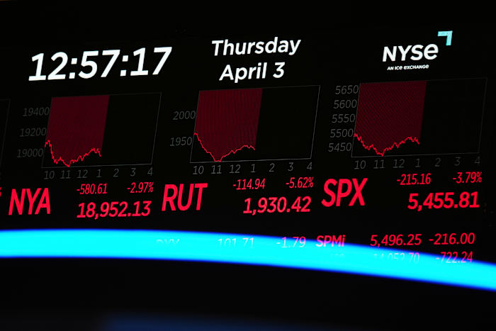 The Latest: Trump’s tariffs slam world markets in the biggest blow since the pandemic hit in 2020