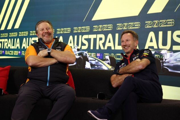 Zak Brown says McLaren took advantage of ‘destabilized’ Red Bull during Christian Horner’s texting scandal 