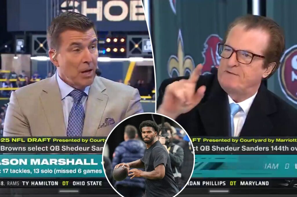 ESPN’s Rece Davis speaks out on tense Shedeur Sanders debate with Mel Kiper during NFL draft
