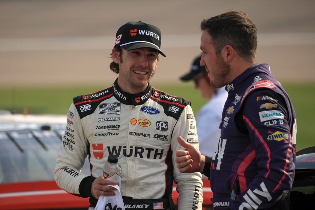 Ryan Blaney: “I probably would have scared” Kyle Larson with a few more laps