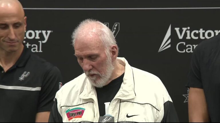THE PRESS BOX: Pop addresses the media as the Mitch Johnson era begins
