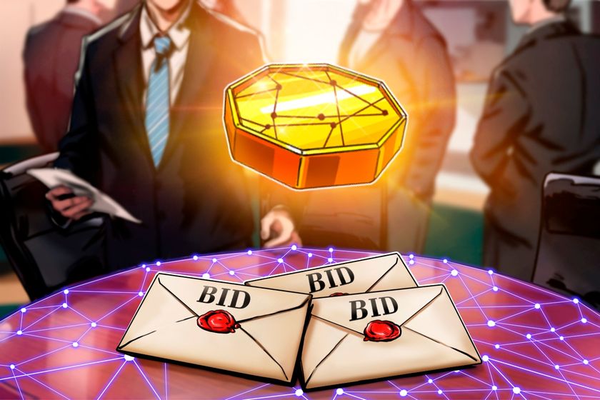 What is a sealed-bid token launch?