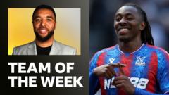 Who made Troy's Premier League team of the week?