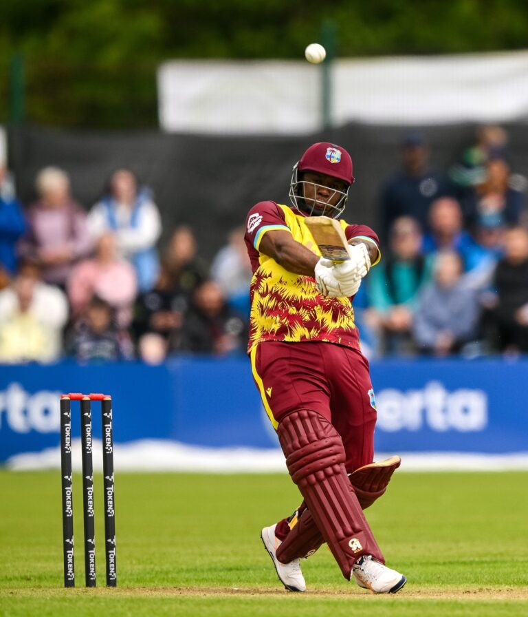 Lewis 91 leads West Indies to massive total and series win