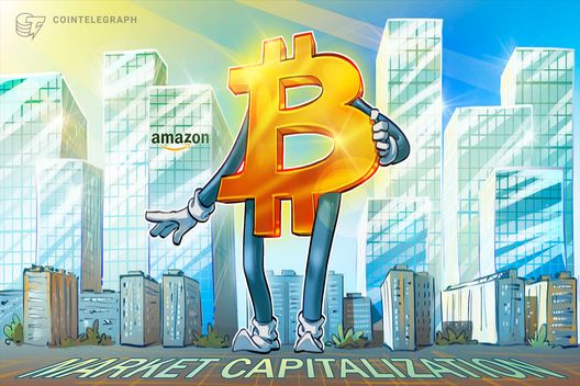 Bitcoin is now bigger than Amazon: Here’s how it became a top-5 asset
