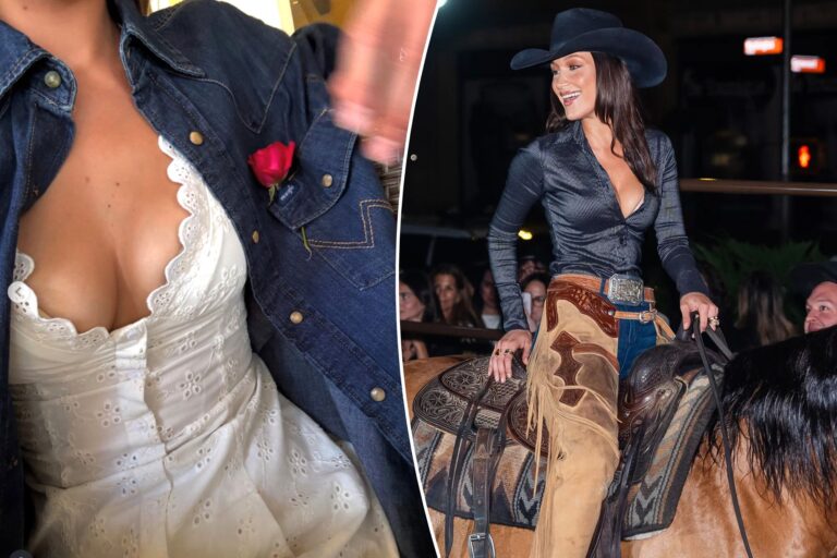 Cowgirl cool: Bella Hadid’s classic denim shirt costs less than $50