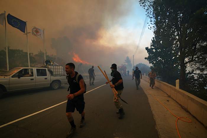 Cyprus gets help from other countries in battling huge wildfire that has killed 2