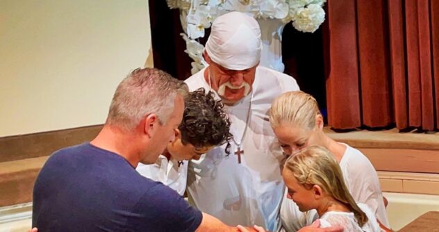 Hulk Hogan and wife were baptized 18 months before his death