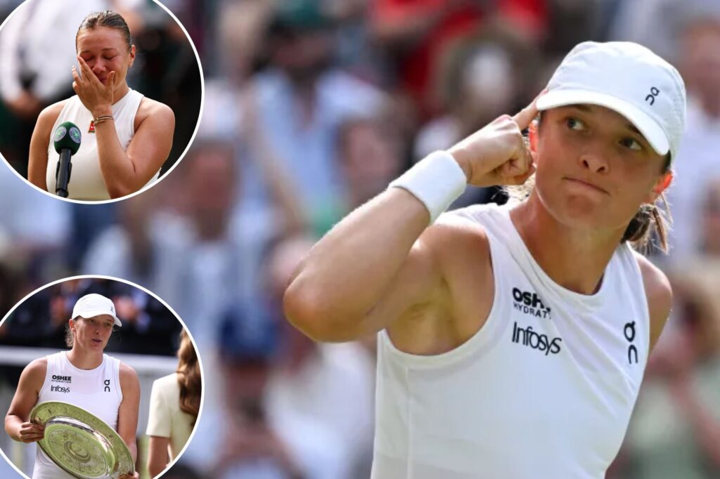 Iga Swiatek trounces American Amanda Anisimova to win first Wimbledon championship in historic fashion