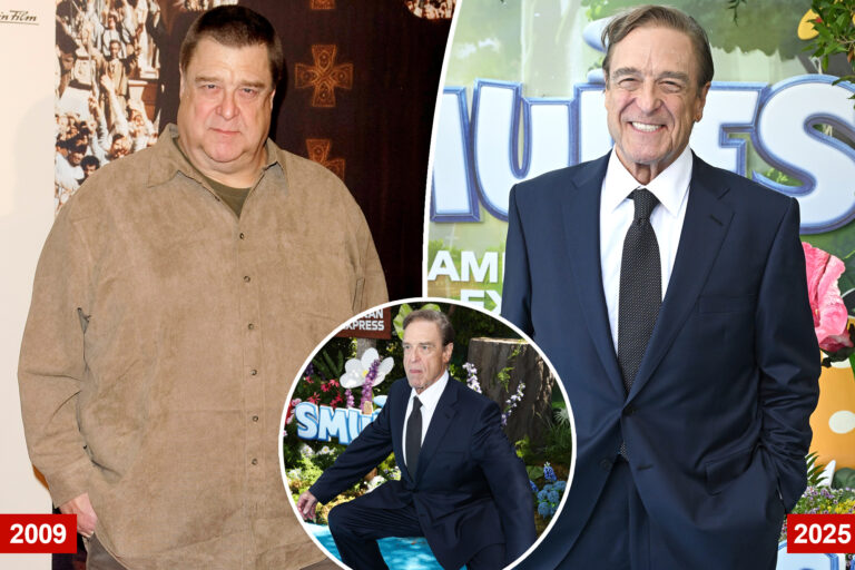 John Goodman looks better than ever at ‘Smurfs’ premiere after 200-pound weight loss