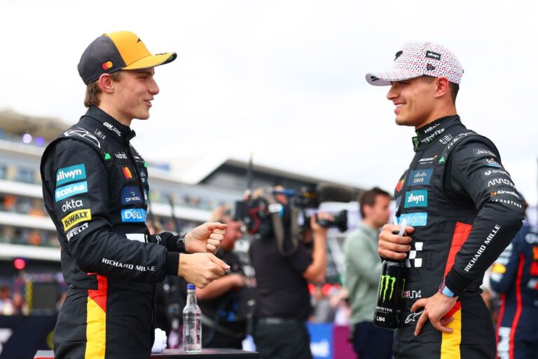 Lando Norris feels "more of a threat" to Oscar Piastri in 2025 F1 title fight