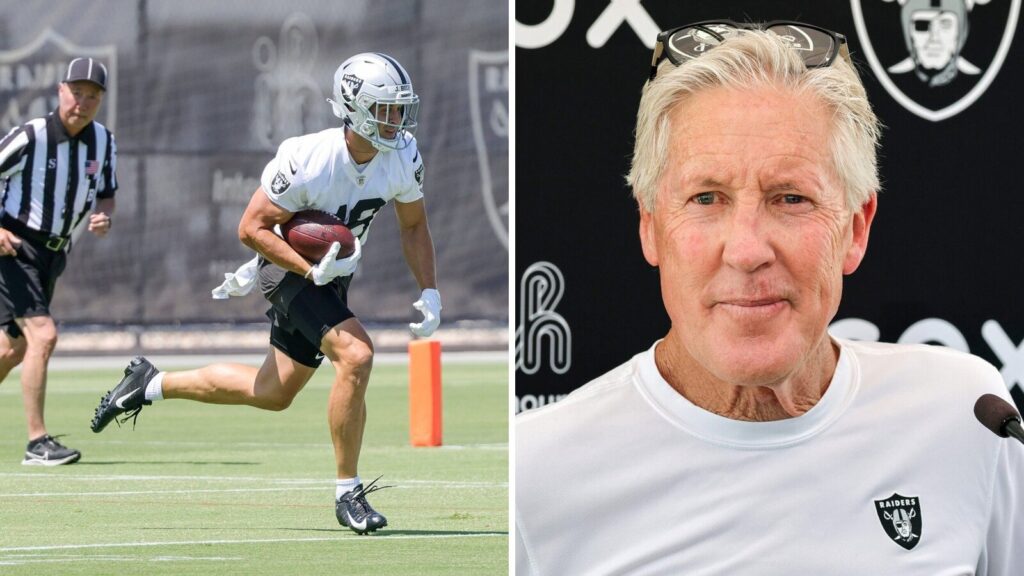 Las Vegas Raiders WR Jack Bech on what he’s learned from Pete Carroll as training camp begins, ‘it’s all about…’