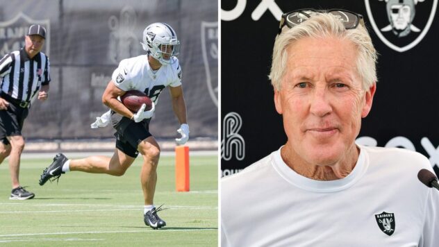 Las Vegas Raiders WR Jack Bech on what he’s learned from Pete Carroll as training camp begins, ‘it’s all about…’