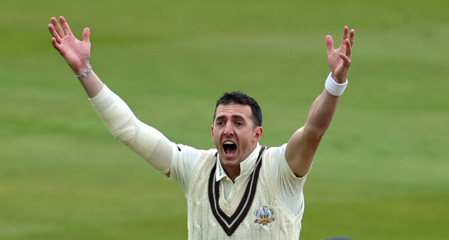 Lawrence, Patel, Worrall give Surrey the edge on 15-wicket day