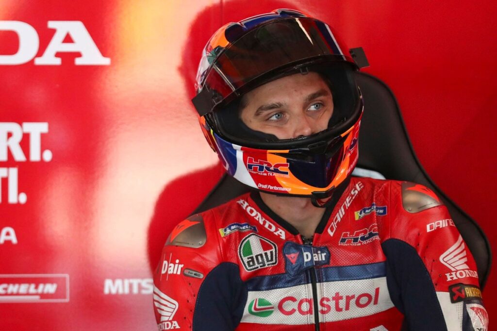Marini renews contract with factory Honda for MotoGP 2026