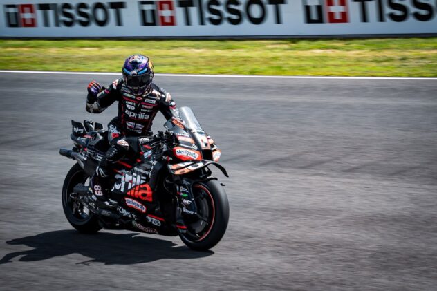 Martin names target for rest of 2025 MotoGP season with Aprilia