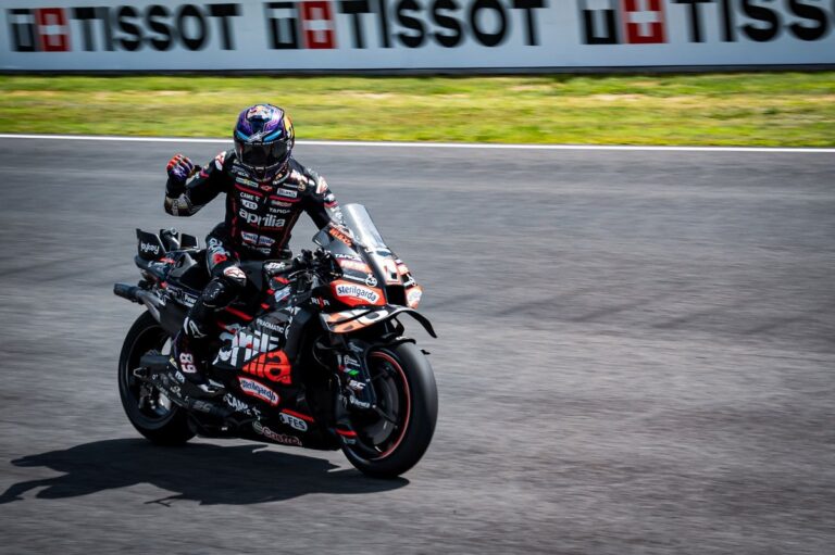 Martin names target for rest of 2025 MotoGP season with Aprilia