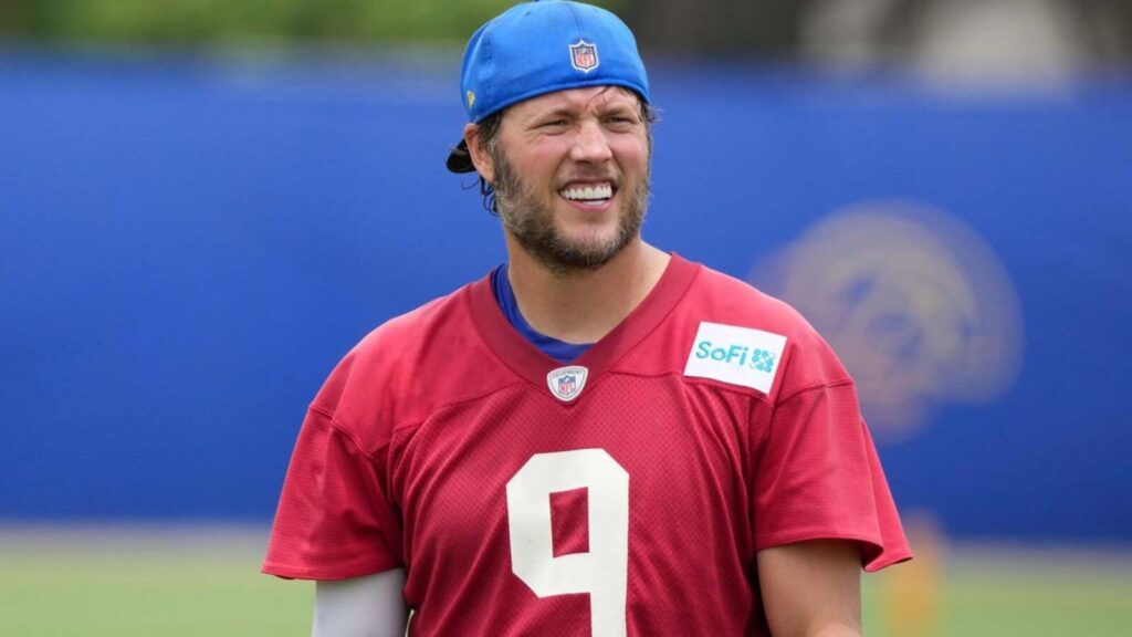 McVay: Rams QB Matthew Stafford (back) will not practice next week