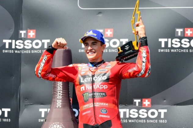MotoGP Czech GP: Marc Marquez wins again as title rival Alex crashes