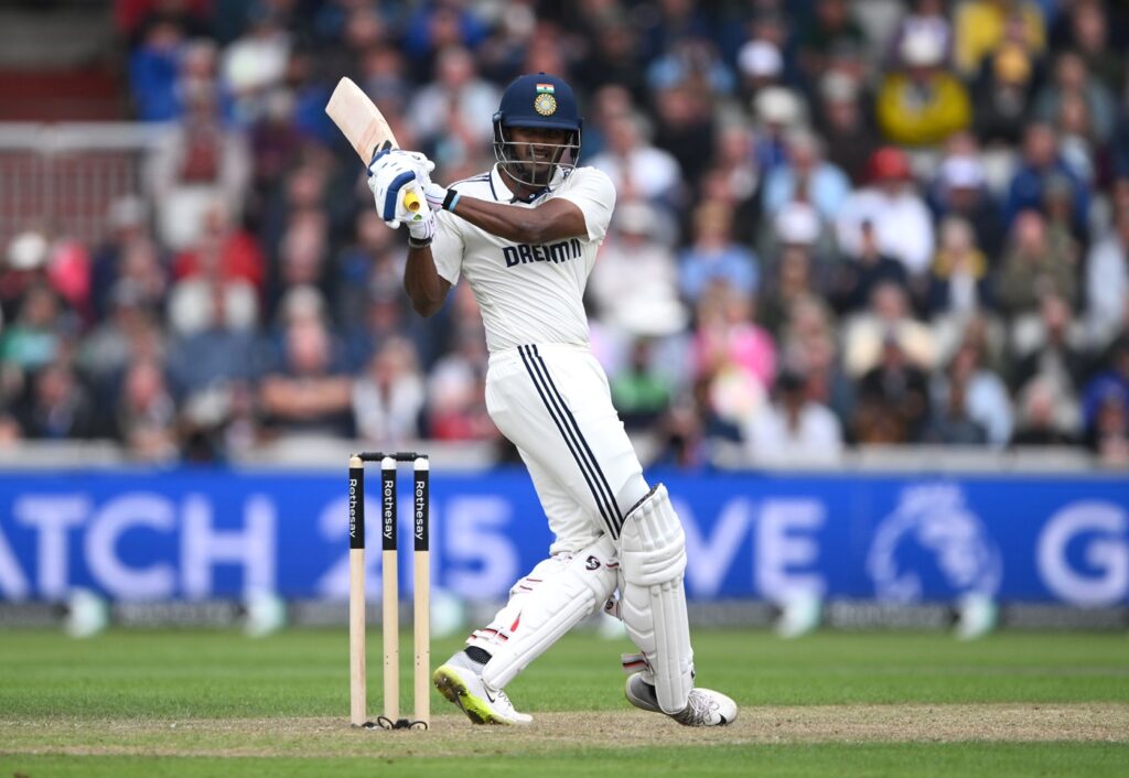 Sai Sudharsan fifty guides India after they lose Pant to injury