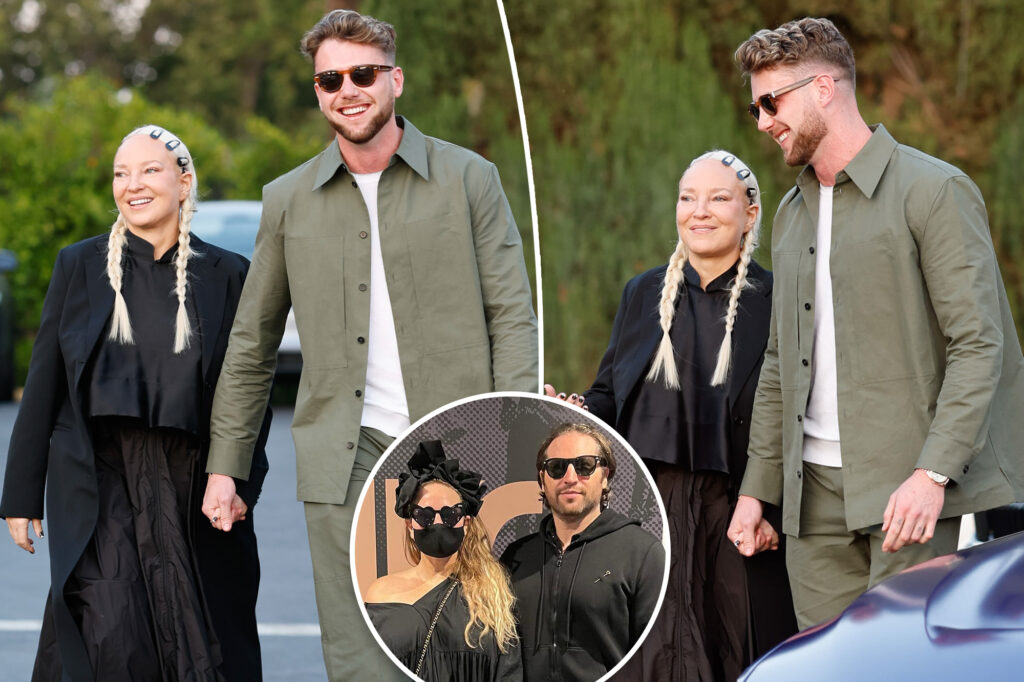 Sia, 49, holds hands with Harry Jowsey, 28, months after filing for divorce from Dan Bernard