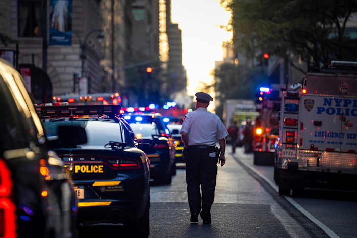The Latest: Gunman targeted the NFL headquarters in Manhattan, mayor says