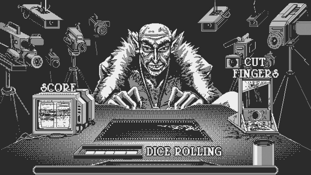 This brand new publisher is serving up fresh indie horror, including a sinister game of poker dice against demon billionaires