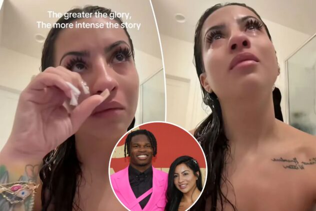 Travis Hunter’s wife posts emotional TikTok video after online troll drama