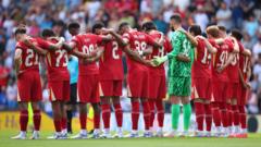 Tributes to Jota and Silva at Liverpool friendly