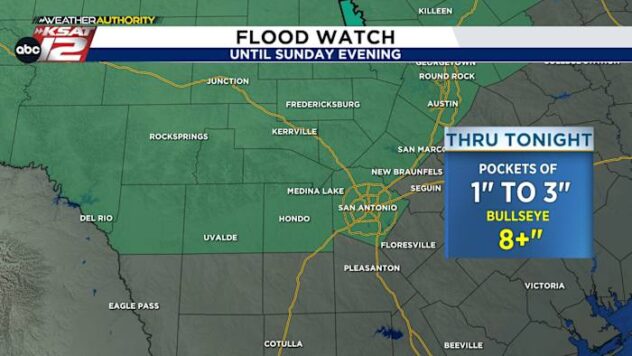 WATCH LIVE: Flood risk for Hill Country, tracking arrival of storms to San Antonio