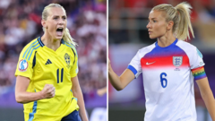 Where England-Sweden quarter-final will be decided