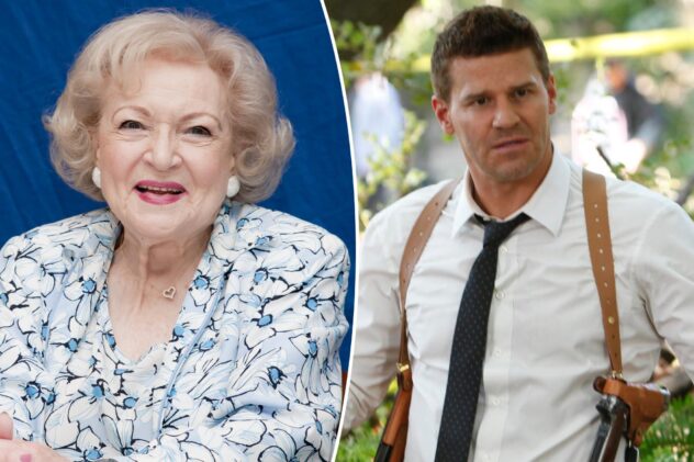 Betty White made shockingly lewd first impression on ‘Bones’ co-star David Boreanaz