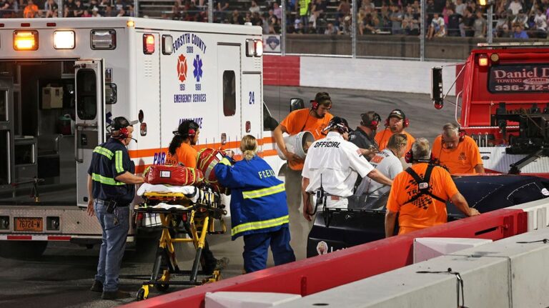 Driver dies after medical emergency during race in North Carolina