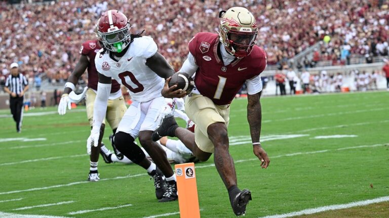 Florida State stuns Alabama to bring Crimson Tide's season-opener win streak to abrupt end