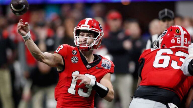 Former Georgia Bulldogs legend Stetson Bennett shows he's worth an NFL roster spot in Rams' preseason game