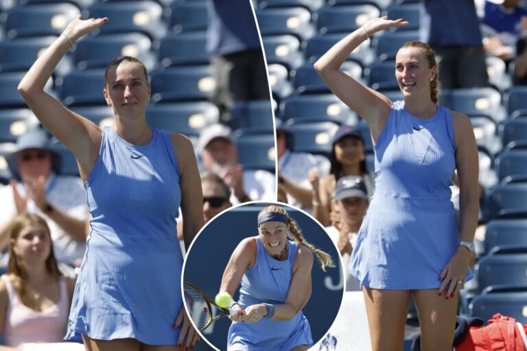 Former Wimbledon champ emotional as she retires after US Open loss