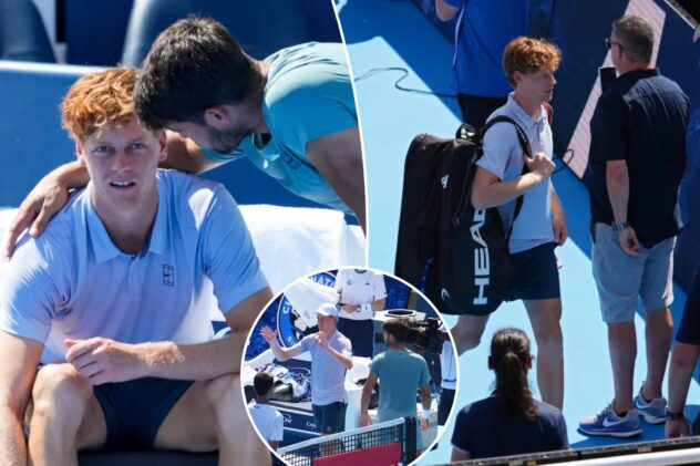 Hyped Jannik Sinner-Carlos Alcaraz championship match comes to abrupt end after five games