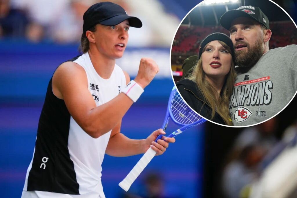Iga Swiatek only wanted to talk about Taylor Swift’s engagement after US Open win