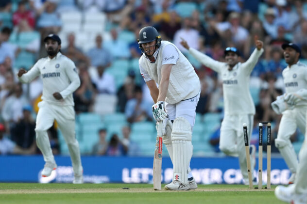 Jaiswal hundred, Siraj's late strike make India favourites